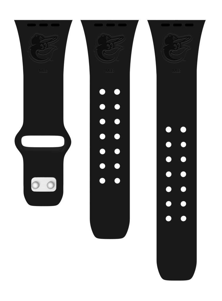 Baltimore Orioles Engraved Silicone Apple Watch Band - Affinity Bands