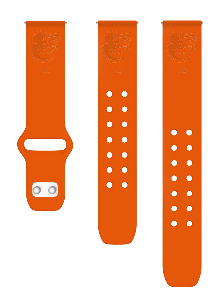 Baltimore Orioles Engraved Silicone Watch Band - AffinityBands
