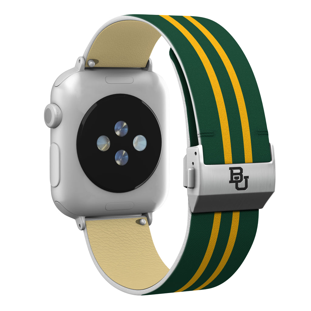 Baylor Bears Full Print Watch Band With Engraved Buckle - AffinityBands