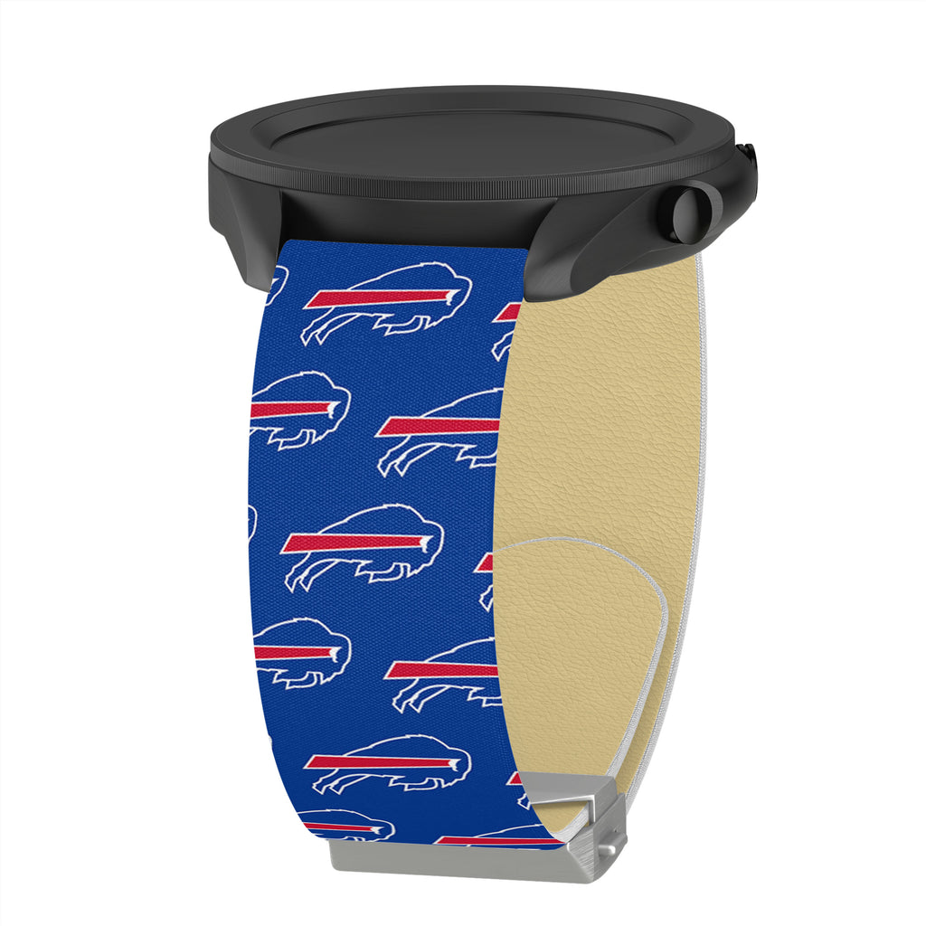 Gametime Buffalo Bills Leather Band Fits Apple Watch