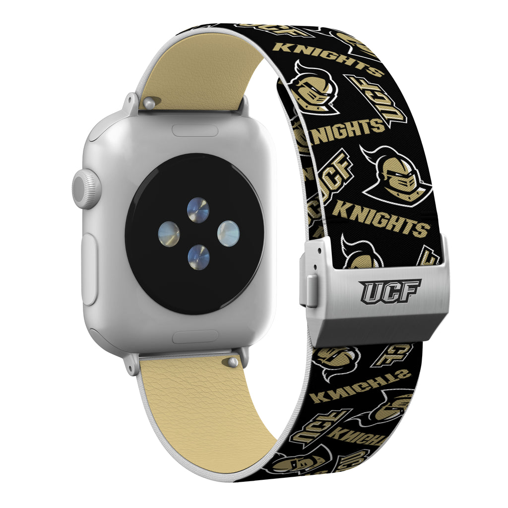 Central Florida Knights Full Print Watch Band With Engraved Buckle - AffinityBands
