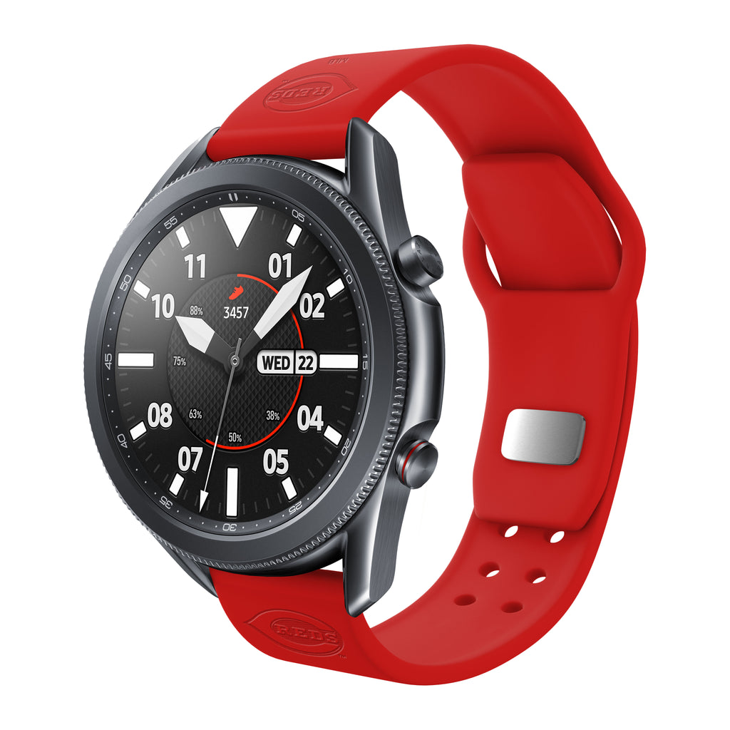 Cincinnati Reds Engraved Silicone Watch Band - AffinityBands