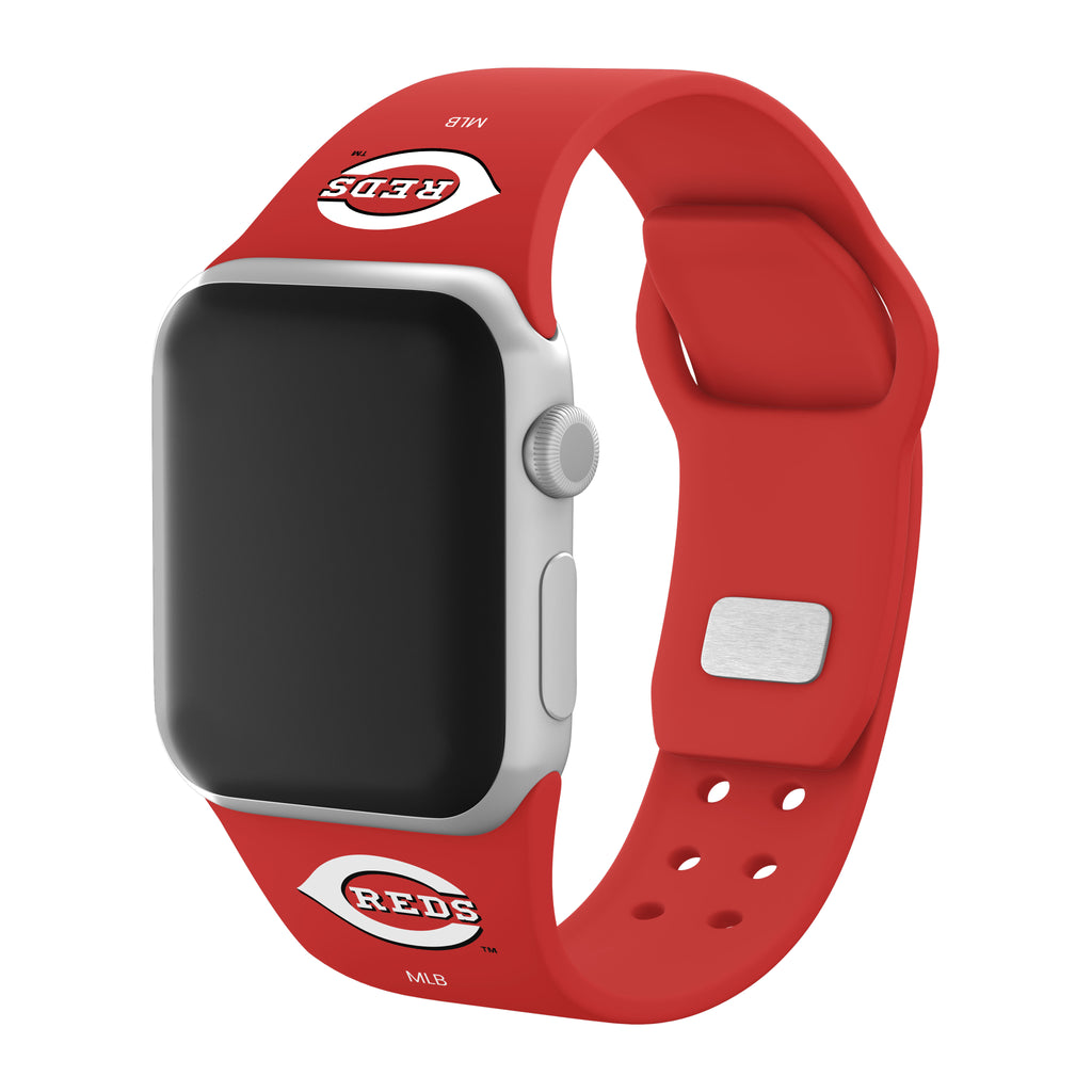 Cincinnati Reds Silicone Apple Watch Band - Affinity Bands