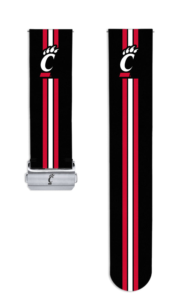 Cincinnati Bearcats Full Print Quick Change Watch Band With Engraved Buckle - AffinityBands