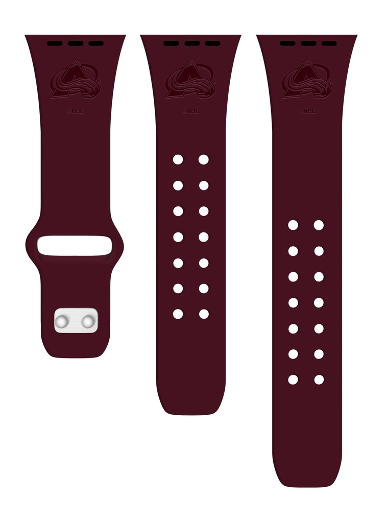 Colorado Avalanche Engraved Apple Watch Band - Affinity Bands