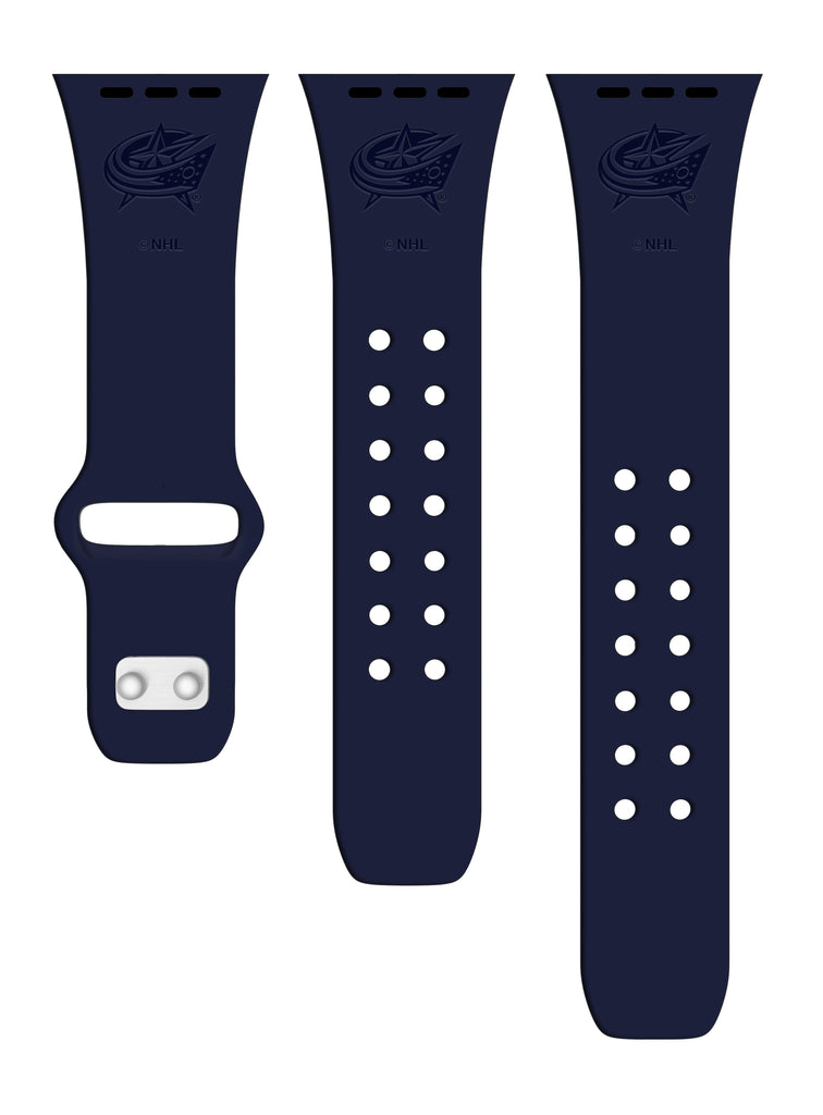 Columbus Blue Jackets Engraved Apple Watch Band - Affinity Bands