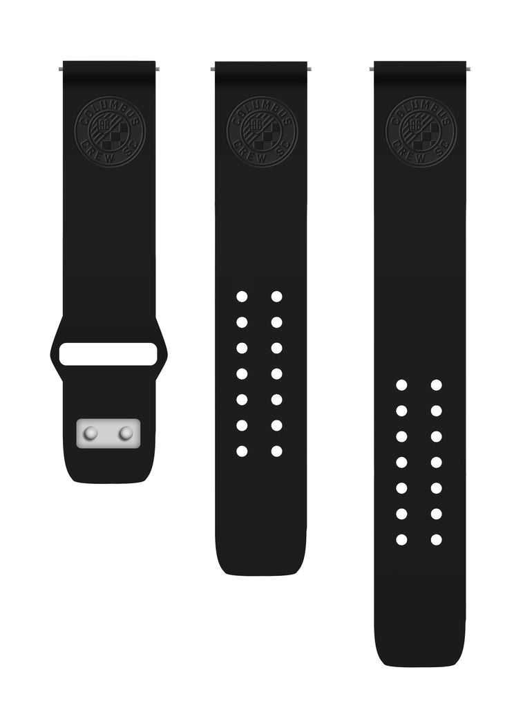Columbus Crew SC Engraved Silicone Watchband - AffinityBands