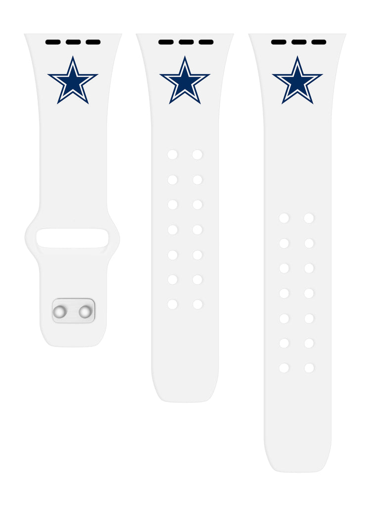 Gametime Dallas Cowboys Leather Band fits Apple Watch (42/44mm S/M