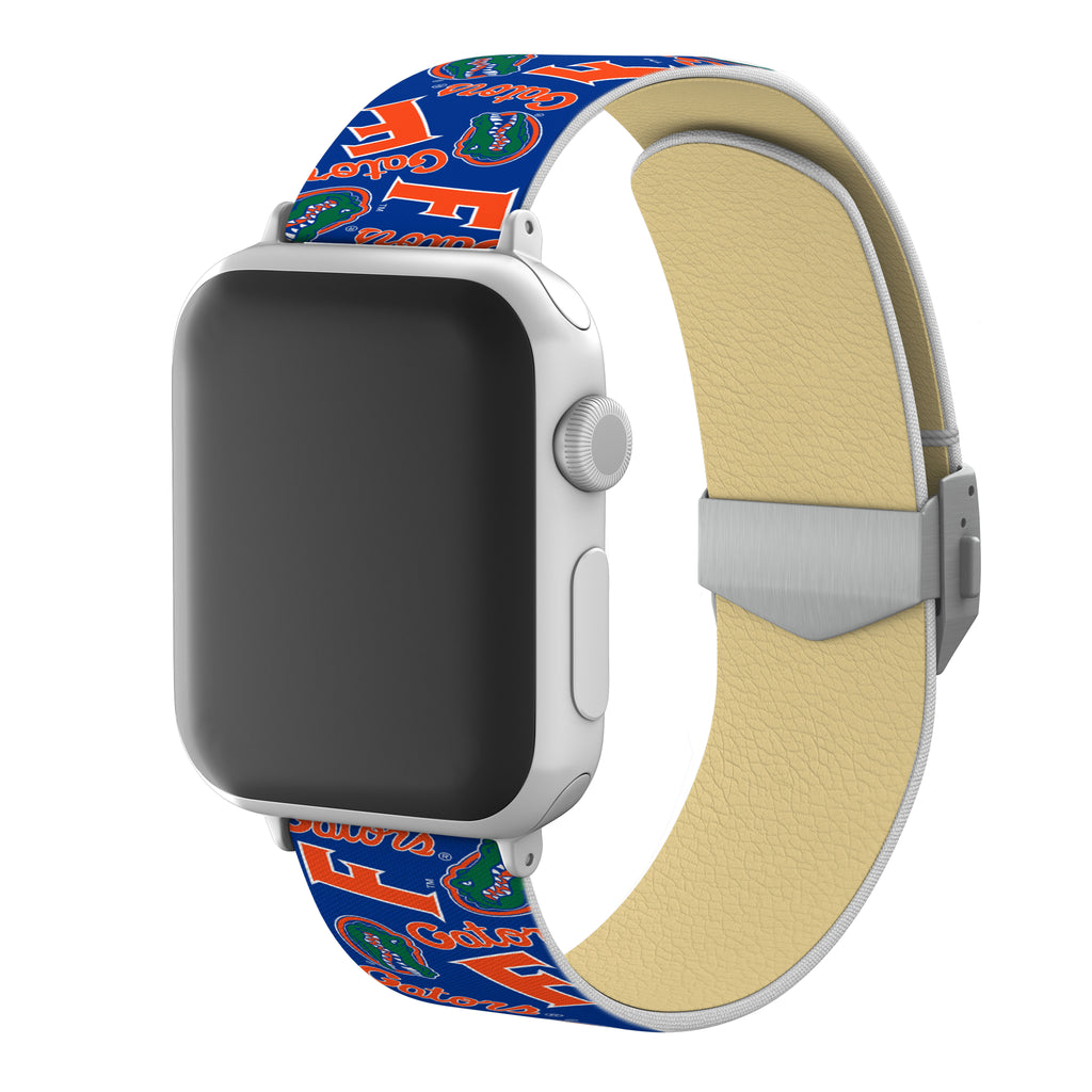 Florida Gators Full Print Watch Band With Engraved Buckle - AffinityBands