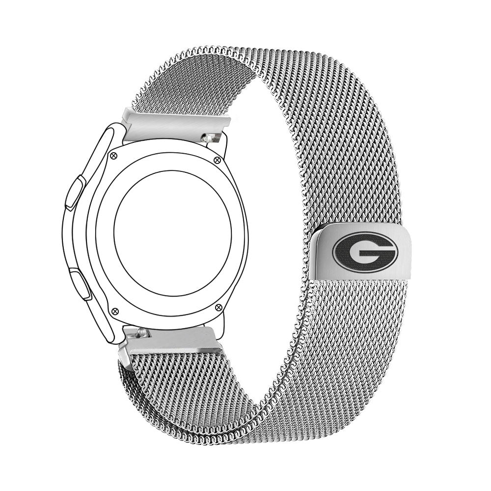 Georgia Bulldogs Quick Change Stainless Steel Watch Bands - AffinityBands