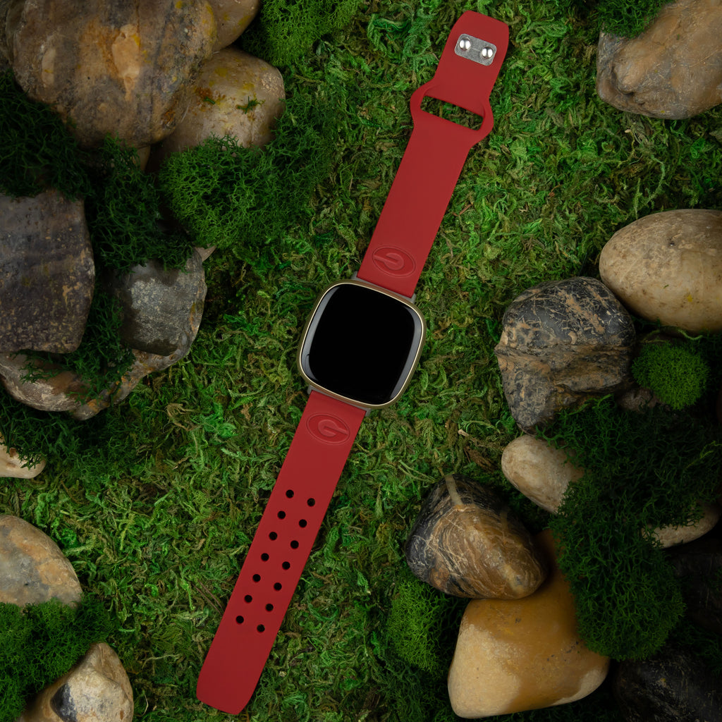 Louisville Cardinals Engraved Silicone Watch Band Compatible with Fitbit  Versa 3 and Sense (Black) - BillyTheTree Jewelry