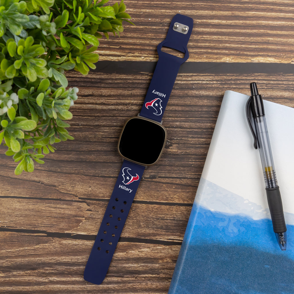 Game Time Houston Texans HD Fitbit Compatible Watch Band