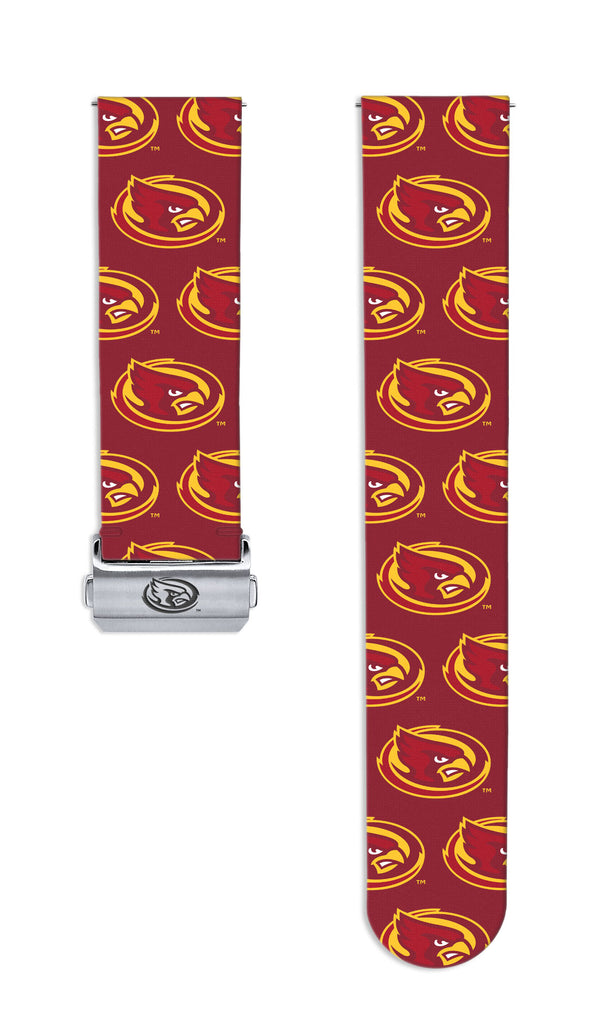 Iowa State Cyclones Full Print Quick Change Watch Band With Engraved Buckle - AffinityBands