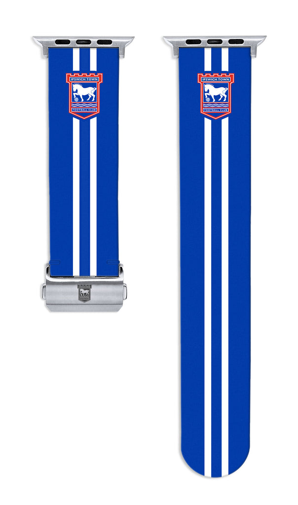 Ipswich Town FC Full Print Watch Band With Engraved Buckle - Affinity Bands