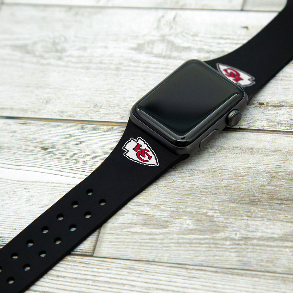 Kansas City Chiefs Silicone Apple Watch Band - Affinity Bands