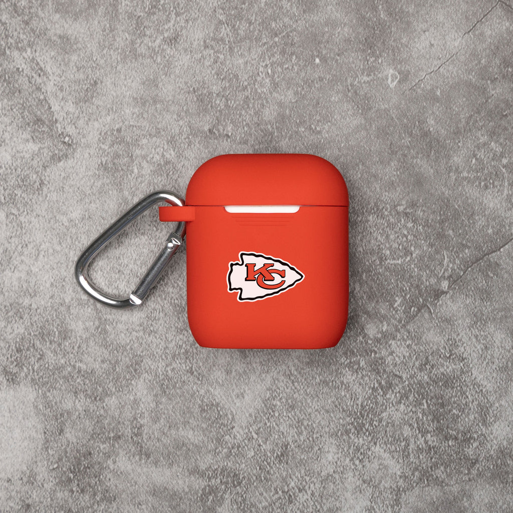 Black Kansas City Chiefs AirPods Case Cover