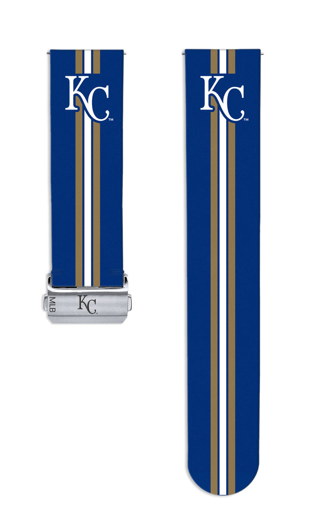 Kansas City Royals Full Print Quick Change Watch Band With Engraved Buckle - AffinityBands