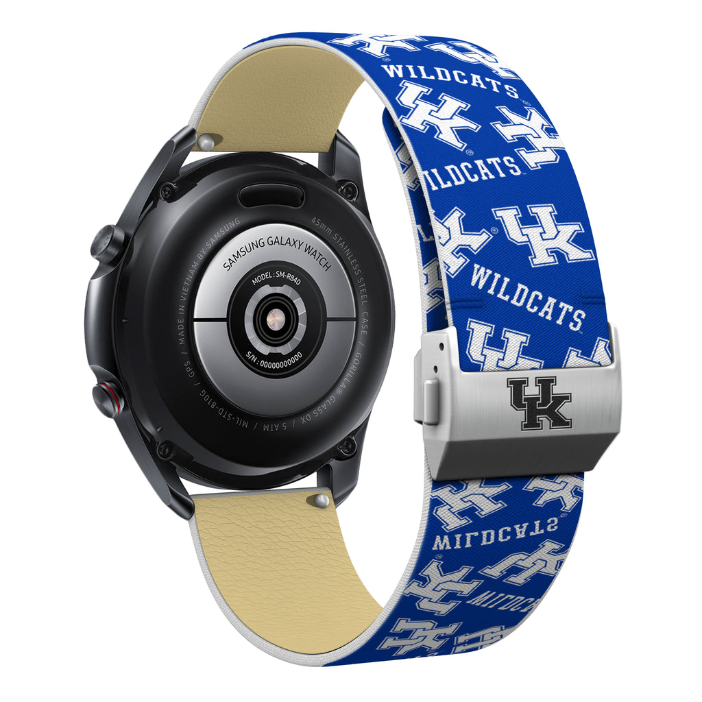 Kentucky Wildcats Full Print Quick Change Watch Band With Engraved Buckle - AffinityBands