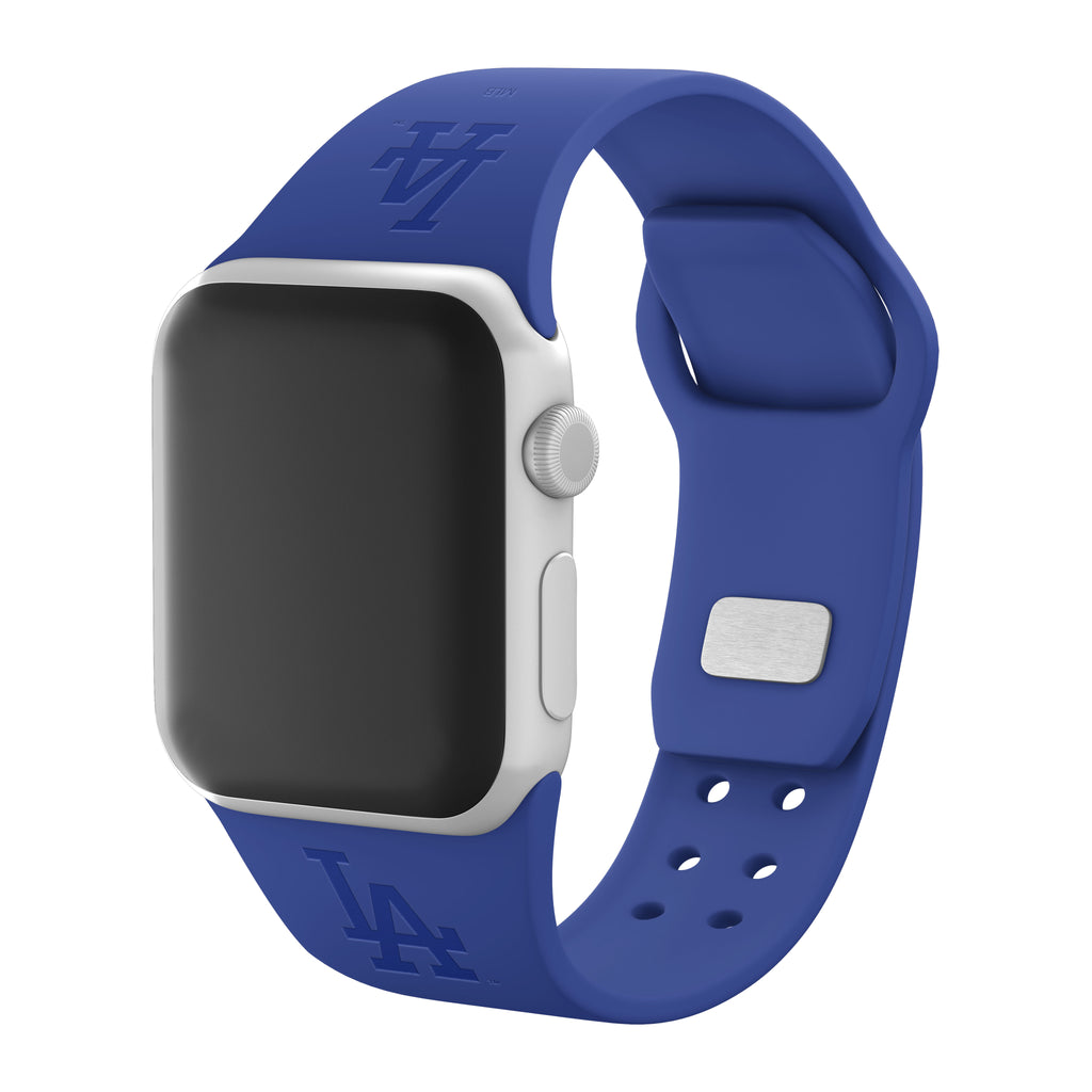 Los Angeles Dodgers Engraved Silicone Apple Watch Band - Affinity Bands