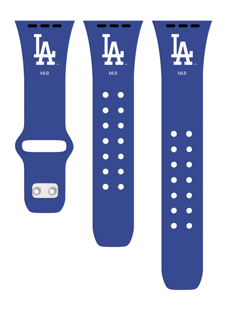 Los Angeles Dodgers Silicone Apple Watchband - Affinity Bands