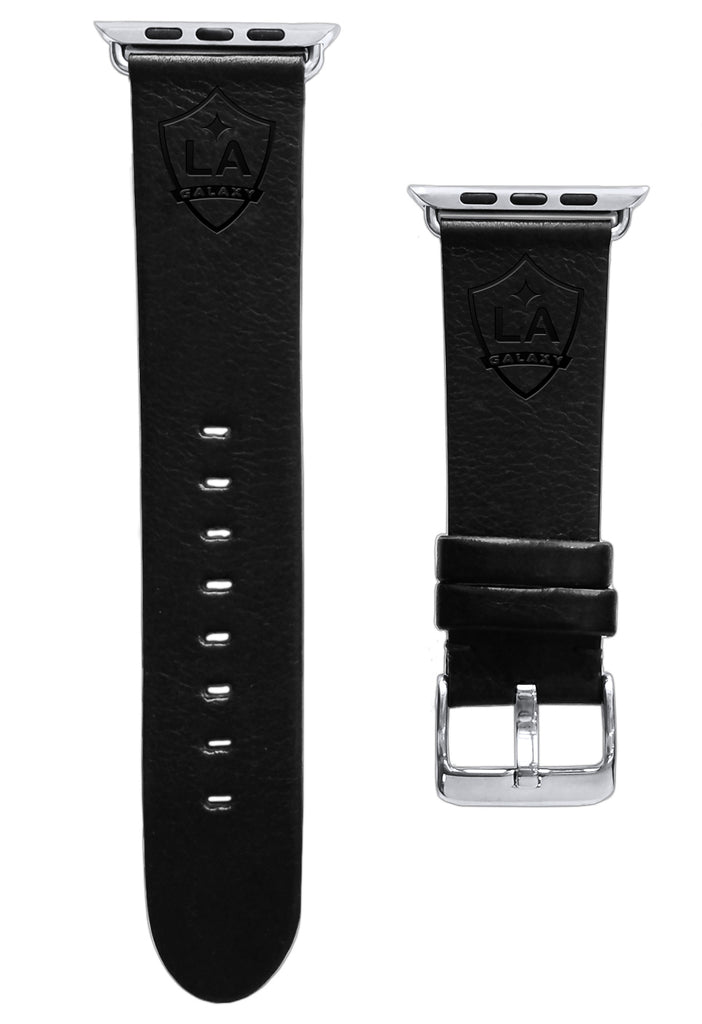 L.A. Galaxy Leather Apple Watch Band - AffinityBands