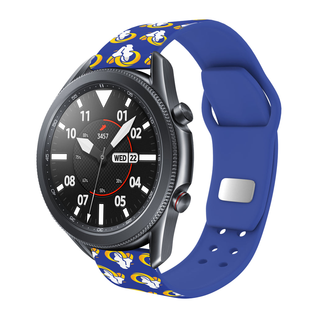 : Game Time Los Angeles Rams HD Watch Band Compatible