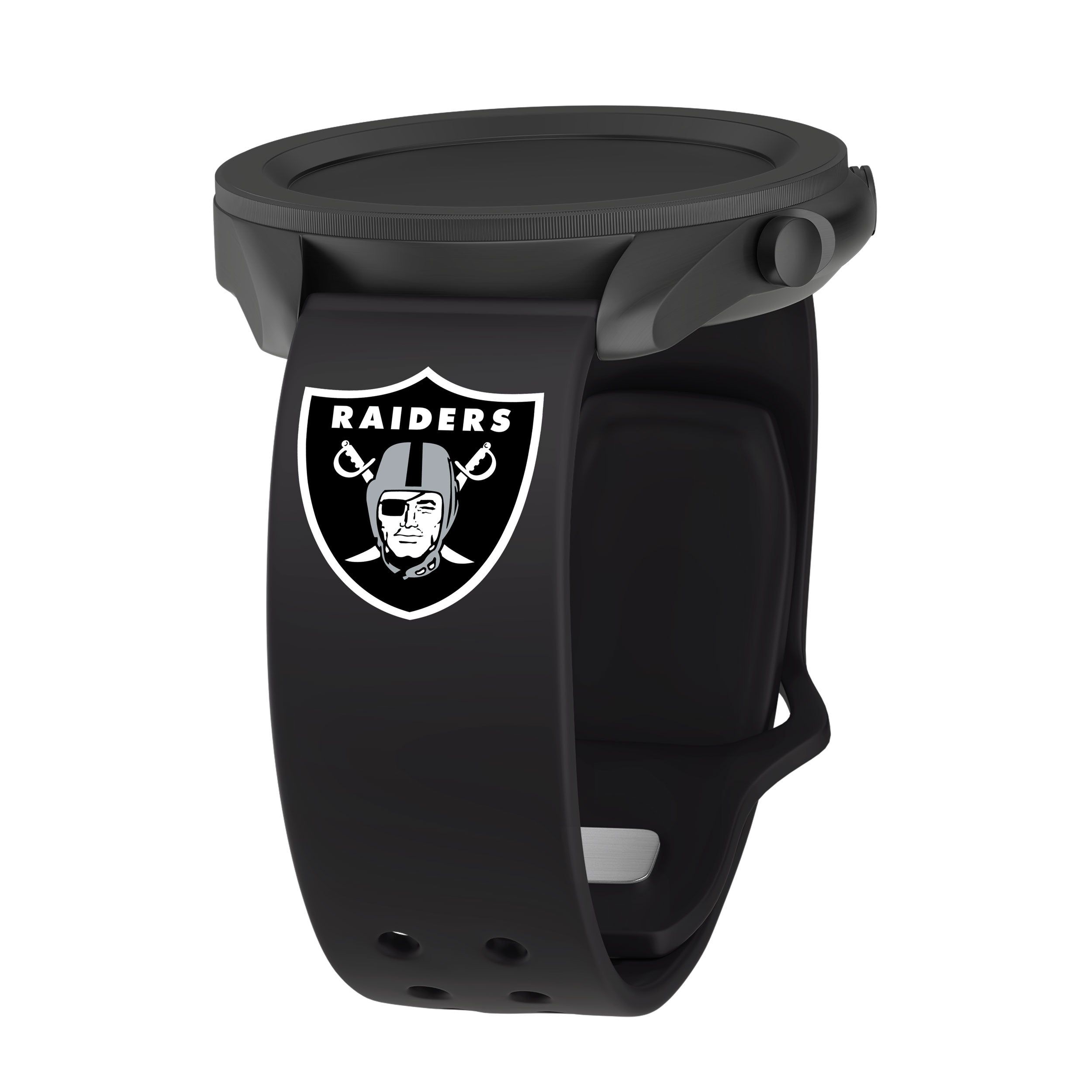AffinityBands Game Time Las Vegas Raiders Quick Change Silicone Watch Band 24mm Standard