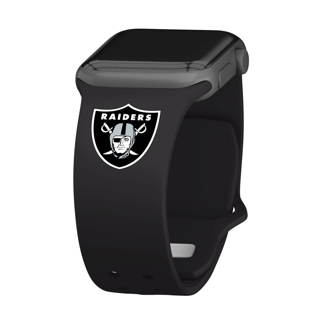 Game Time Las Vegas Raiders Silicone Apple Watch Band Black / 42/44/45mm