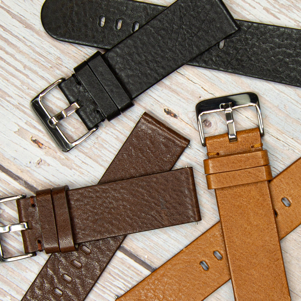 Genuine  Leather - Quick Change Watch Band - Affinity Bands