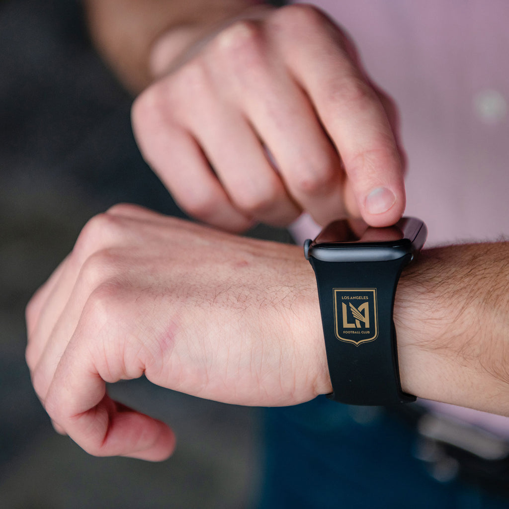Los Angeles FC Silicone Apple Watch Band - AffinityBands