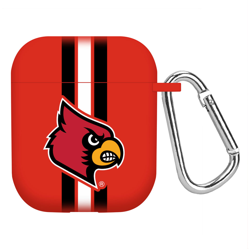 Louisville Cardinals HD Apple AirPods Case Cover Stripes