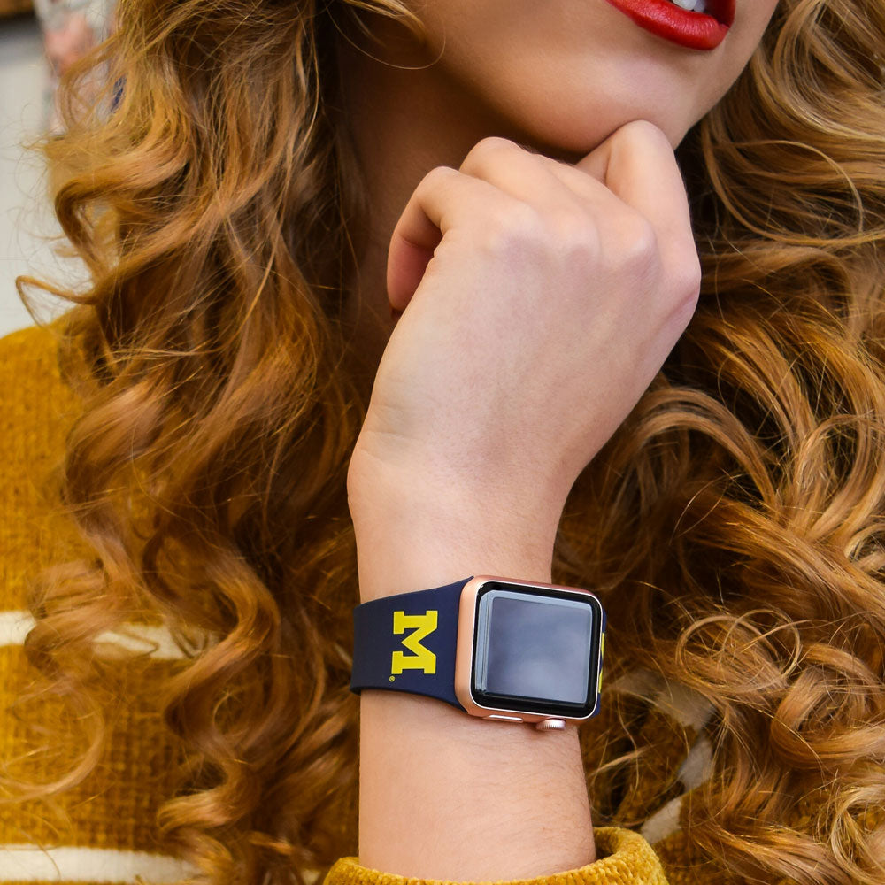 Michigan Wolverines Apple Watch Band - AffinityBands