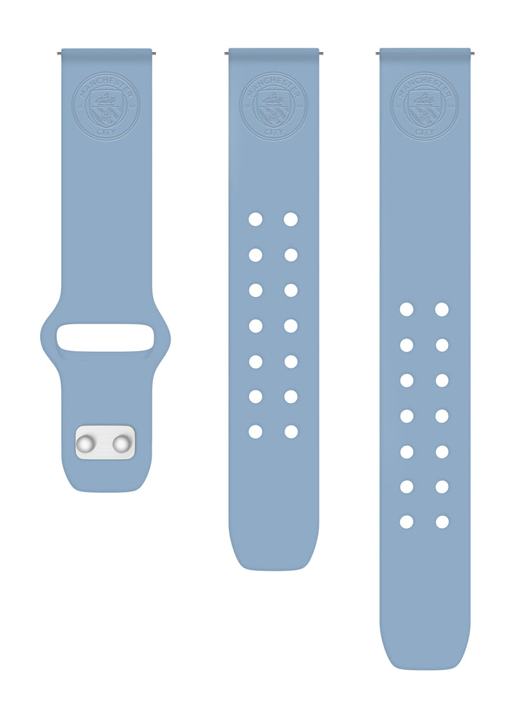 Manchester City FC Engraved Silicone Watchband - AffinityBands