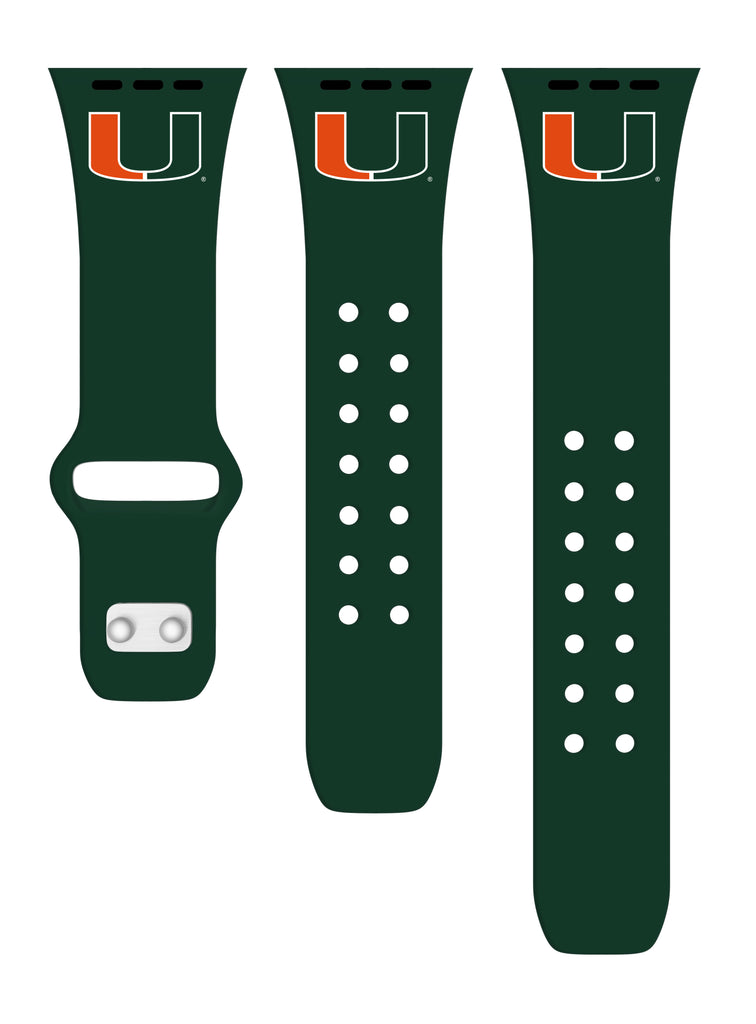 Miami Hurricanes Apple Watch Band - Green - Affinity Bands