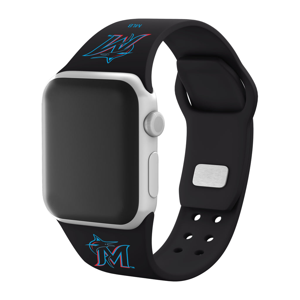Miami Marlins Silicone Apple Watch Band - Affinity Bands