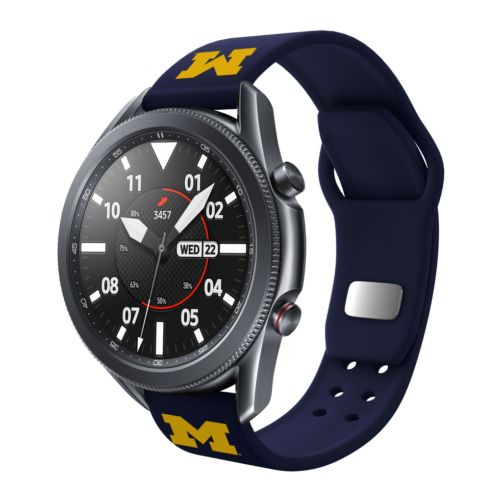 Michigan Wolverines Quick Change Silicone Watchband - AffinityBands