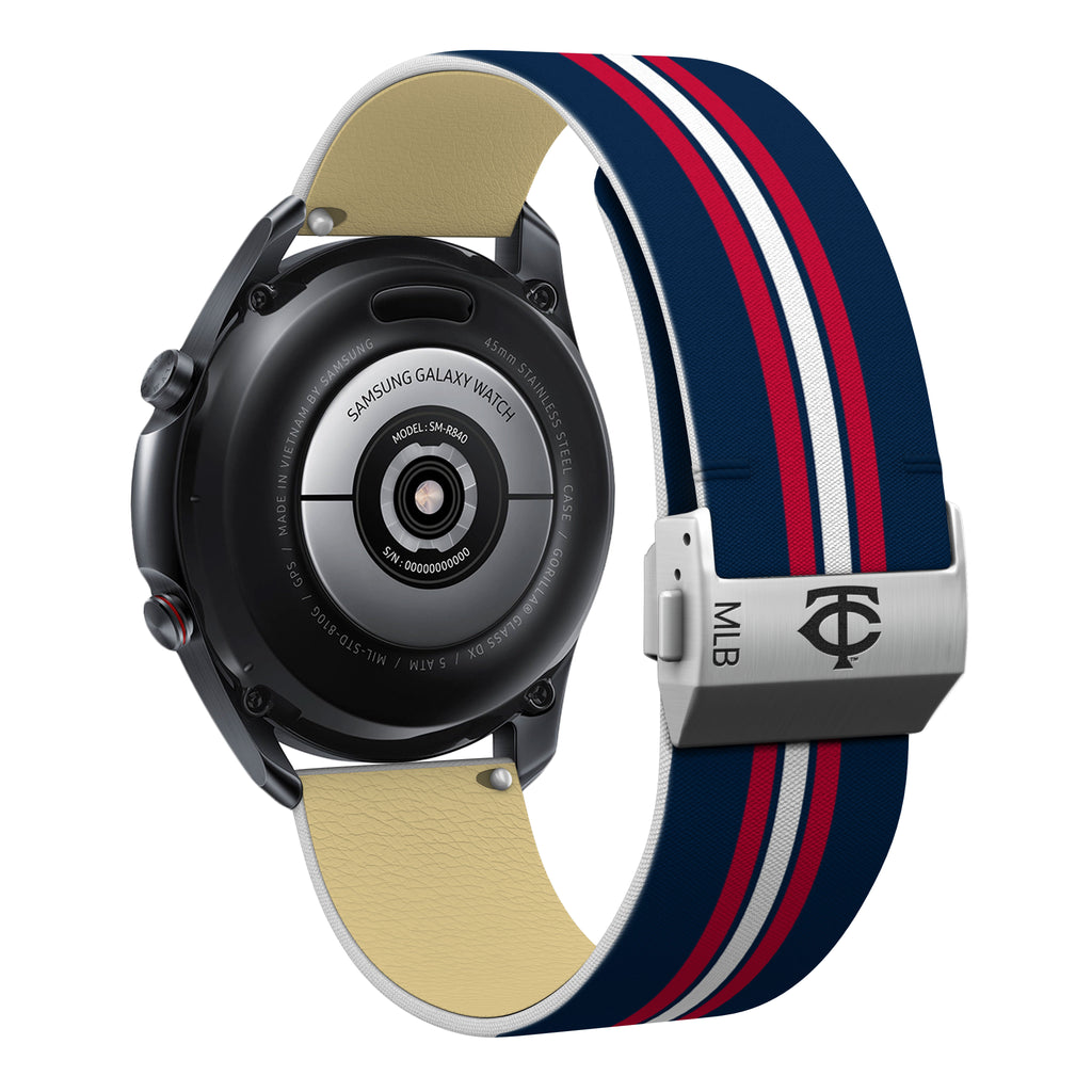 Minnesota Twins Full Print Quick Change Watch Band With Engraved Buckle - AffinityBands