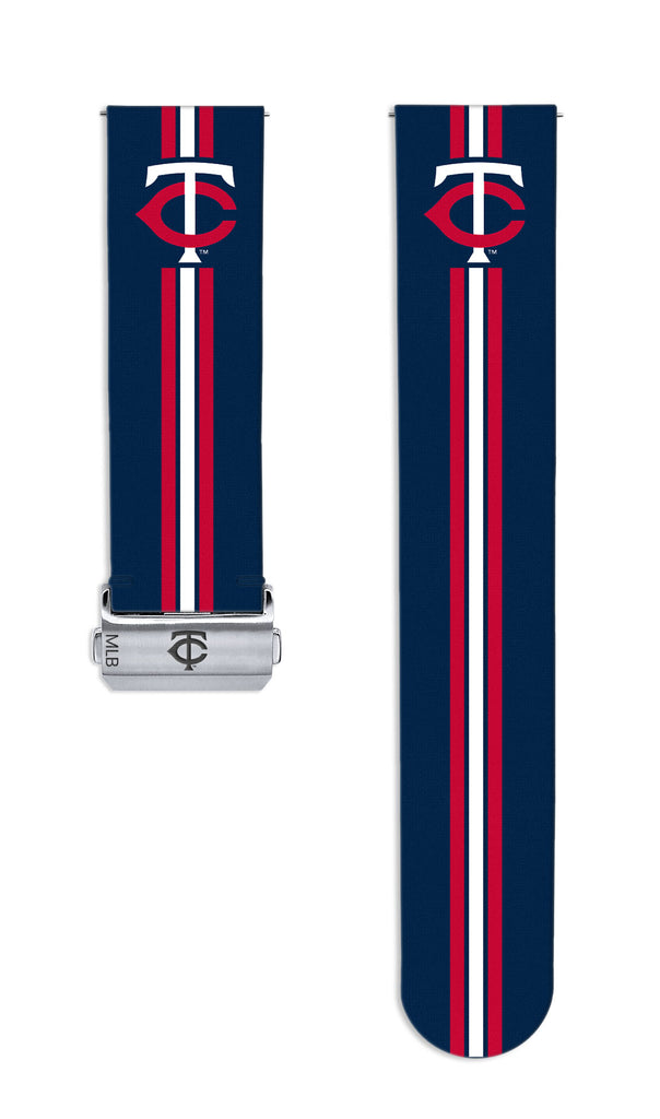 Minnesota Twins Full Print Quick Change Watch Band With Engraved Buckle - AffinityBands