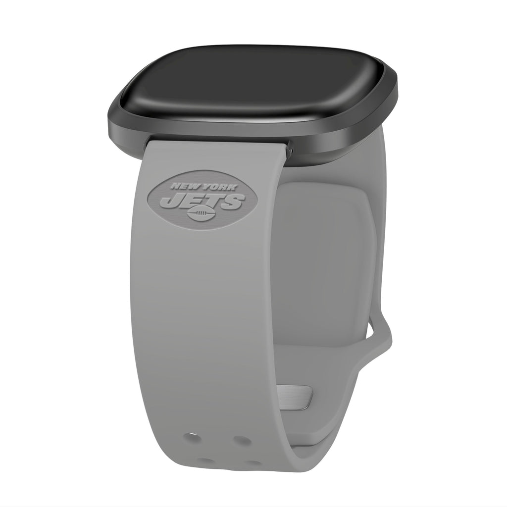 New York Jets Engraved Silicone Sport Fitbit Watch Band – Affinity Bands