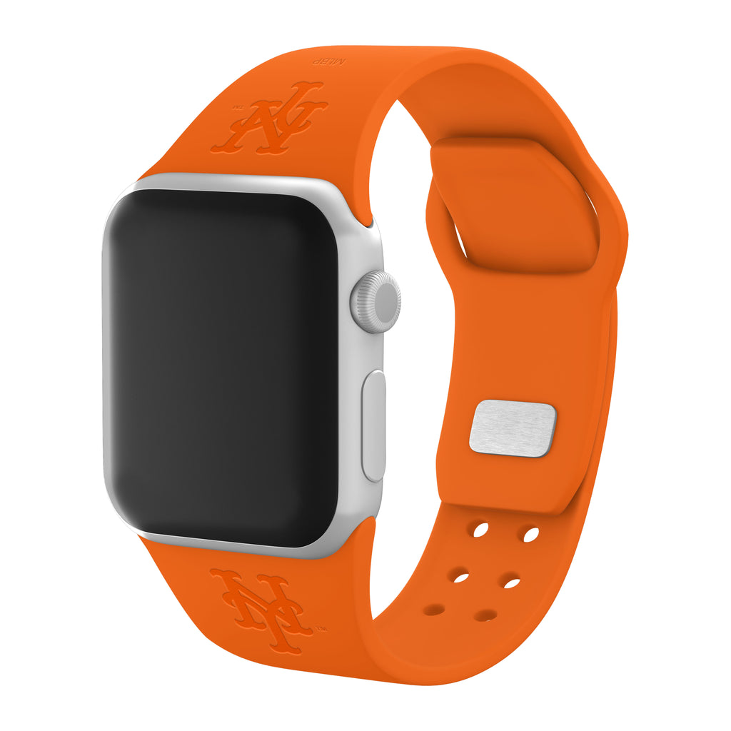 New York Mets Engraved Silicone Apple Watch Band - Affinity Bands