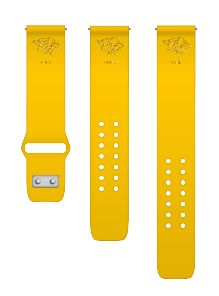Nashville Predators Engraved Silicone Watchband - AffinityBands