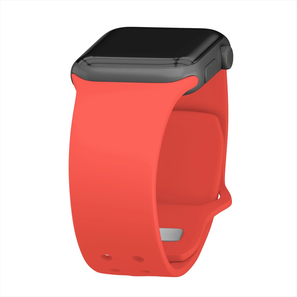 Neon Coral Apple Watch Band