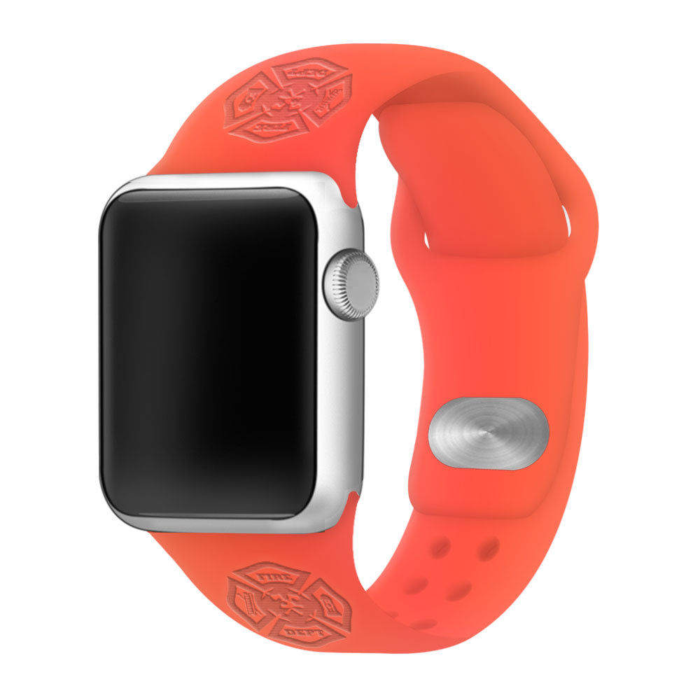 Neon Firefighter Engraved Apple Watch Bands - AffinityBands