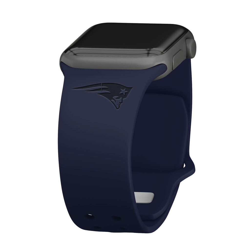 Dallas Cowboys Debossed Silicone Watch Band (22mm) Navy Blue