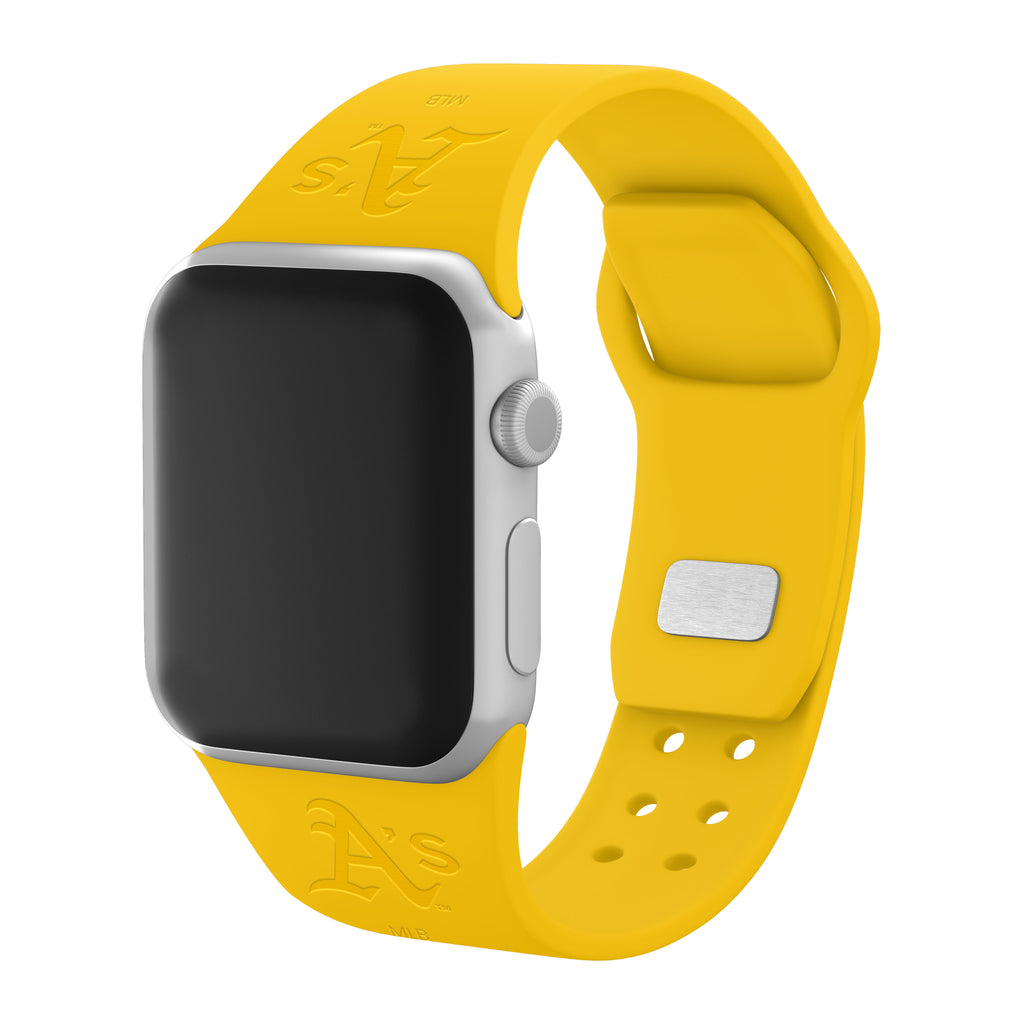Oakland Athletics Engraved Silicone Apple Watch Band - Affinity Bands