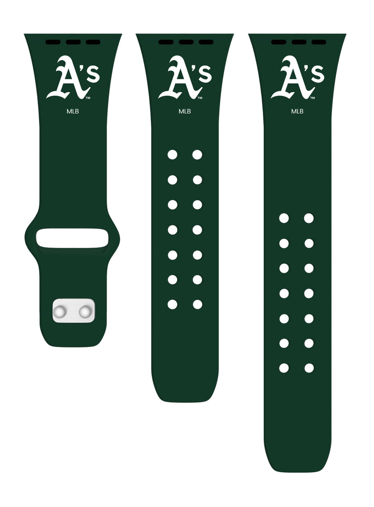 Oakland Athletics Silicone Apple Watch Band - Affinity Bands