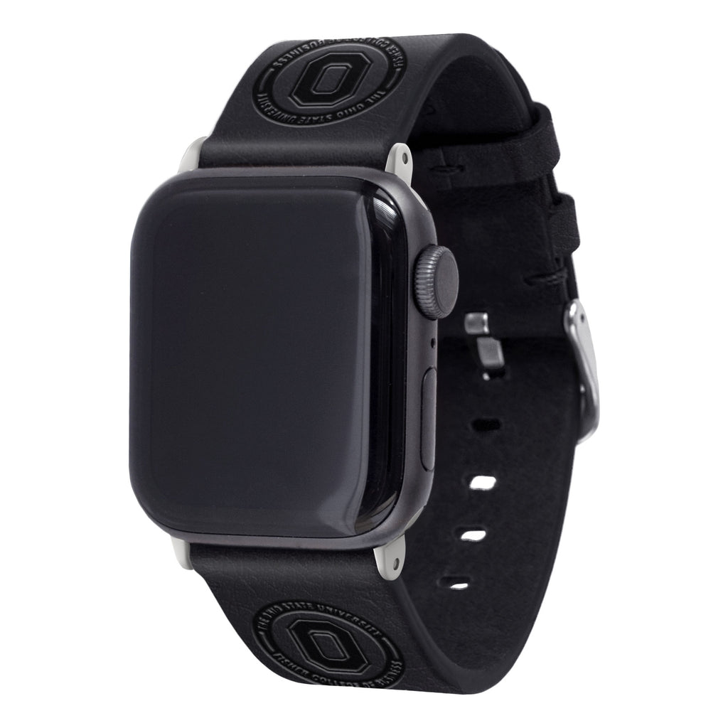 Fisher College of Business Leather Apple Watch Band - Affinity Bands