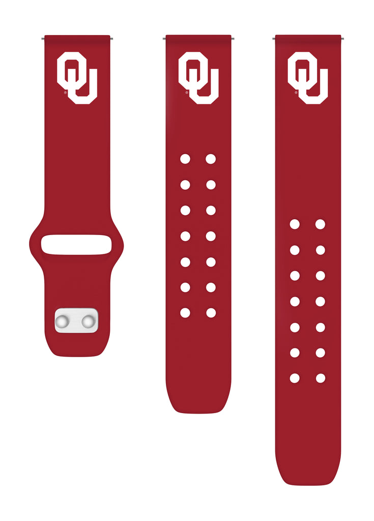 Oklahoma Sooners Quick Change Silicone Watchband - AffinityBands