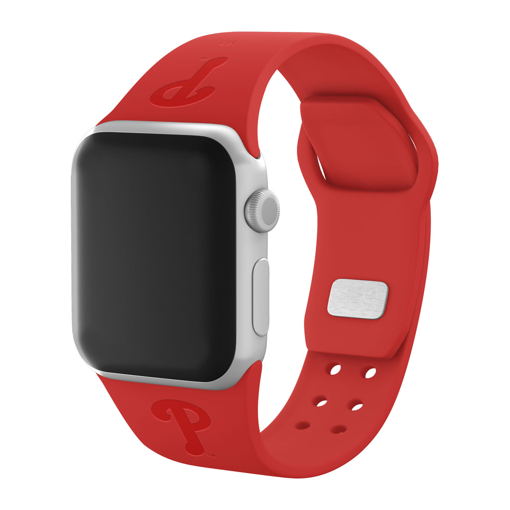 Philadelphia Phillies Engraved Silicone Apple Watchband - Affinity Bands