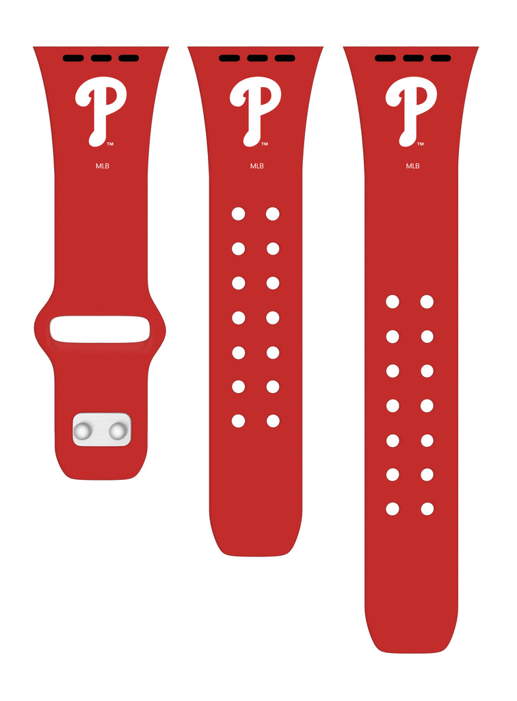 Philadelphia Phillies Silicone Apple Watch Band - Affinity Bands